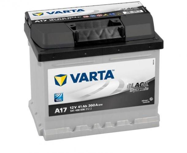 VARTA A17 Black Dynamic 41Ah EN 360A right+ (541 400 036) vásárlás, Autó  akkumulátor bolt árak, akciók, autóakku árösszehasonlító