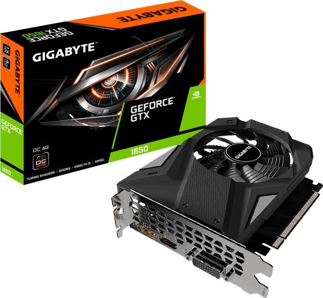 GIGABYTE GeForce GTX 1650 D6 OC 4GB GDDR5 128bit (GV-N1656OC-4GD) Gigabyte  Видео карти Цени, оферти и мнения, списък с магазини