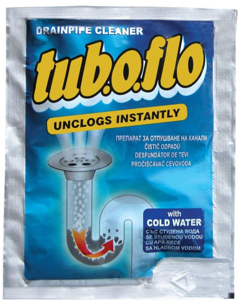 Tub. O. Flo Granule desfundat tevi, apa rece, 60 g (Detergent desfundat tevi  de scurgere) - Preturi