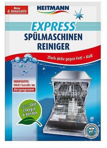 Vásárlás: Heitmann Express higiéniás mosogatógép tisztító por 30g Egyéb  háztartási- és vegyi termék árak összehasonlítása, Express higiéniás mosogatógép  tisztító por 30 g boltok