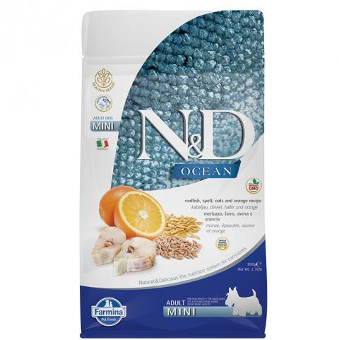 Ocean Adult Mini Cod & Spelt Oats & Orange 7 kg