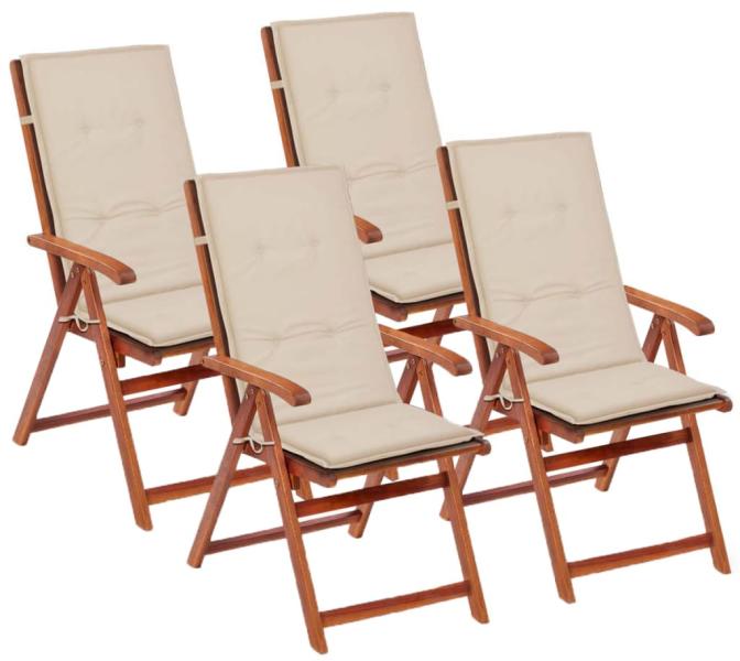 Vásárlás: vidaXL Kerti székhez párna 4db 120x50x3cm Díszpárna árak  összehasonlítása, Kerti székhez párna 4 db 120 x 50 x 3 cm boltok