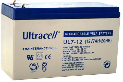 Ultracell UL7-12 acumulator UPS VRLA 12V 7Ah 20Hr (Baterie UPS-uri / Surse  neintreruptibile) - Preturi