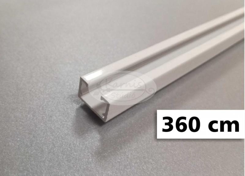 Vásárlás: 1 soros alumínium mennyezeti sín tartozékokkal 360 cm Karnis,  függönyrúd árak összehasonlítása,  1sorosalumíniummennyezetisíntartozékokkal360cm boltok