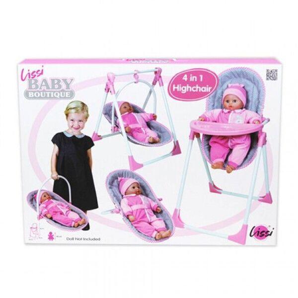 Vásárlás: Lissi baba etetőszék és babahordozó (61100) Játékbaba felszerelés  árak összehasonlítása, Lissi baba etetőszék és babahordozó 61100 boltok