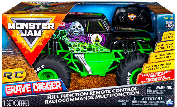 Vásárlás: Spin Master Monster Jam - Grave Digger 1:15 (6045003) Távirányítós  játék, RC jármű árak összehasonlítása, Monster Jam Grave Digger 1 15  6045003 boltok