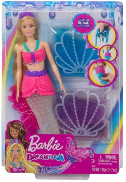 Vásárlás: Mattel Barbie Dreamtopia - Slime sellő (GKT75) Barbie baba árak  összehasonlítása, Barbie Dreamtopia Slime sellő GKT 75 boltok