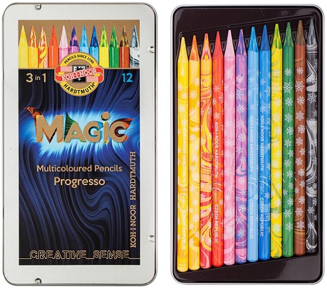 Vásárlás: KOH-I-NOOR 8772 Progresso Magic színes ceruza 12 db (7140110004)  Ceruza árak összehasonlítása, 8772 Progresso Magic színes ceruza 12 db  7140110004 boltok