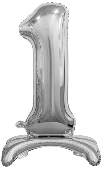Fólia lufi, 1, talpas, ezüst, 74cm