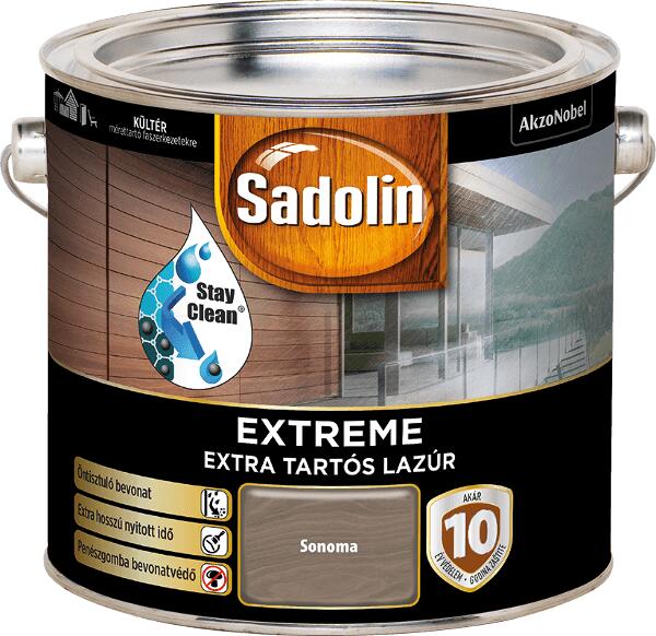 Vásárlás: Sadolin Extreme 2, 5l Vizes Mahagóni Vastaglazúr Lazúr árak  összehasonlítása, Extreme 2 5 l Vizes Mahagóni Vastaglazúr boltok
