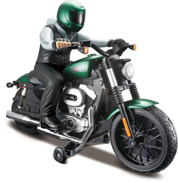 Maisto Motocicleta cu telecomanda Maisto Harley-Davidson Nightster XL  1200N, Verde (Jucarie cu telecomanda, masina RC) - Preturi