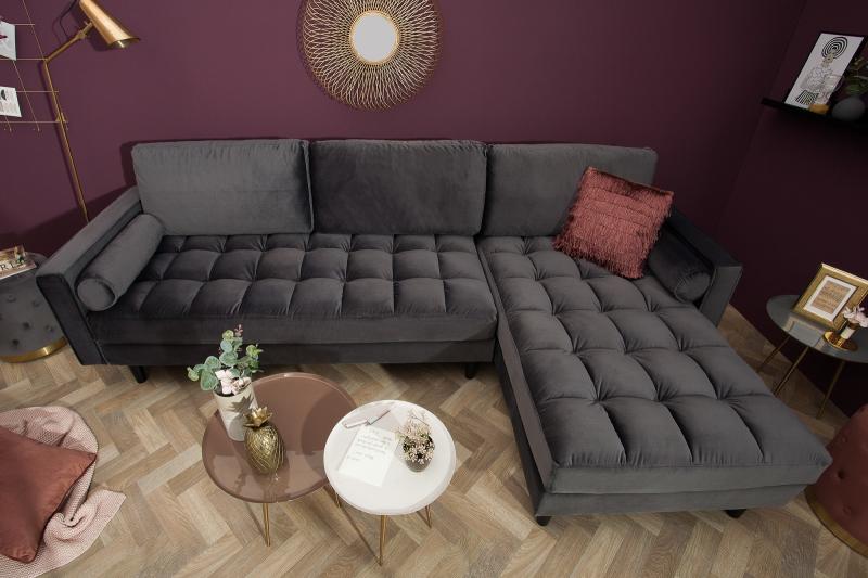 Vásárlás: COZY VELVET design bársony kanapé - szürke (40273) Kanapé árak  összehasonlítása, COZY VELVET design bársony kanapé szürke 40273 boltok