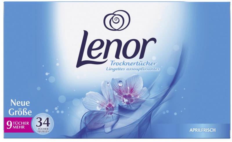 Procter & Gamble Lenor Aprilfresh ароматизирани кърпички за сушилня и  гардероби 34 броя Омекотители за пране Цени, оферти и мнения, списък с  магазини, евтино Procter & Gamble Lenor Aprilfresh ароматизирани кърпички за