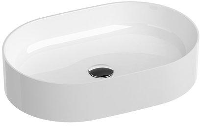 Ceramic 550 Slim O 55x37 cm shiny white (XJX01155001)