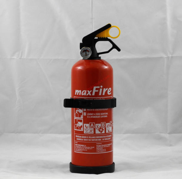 Vásárlás: MAXFIRE 1 kg-os ABC porral oltó, poroltó tűzoltó készülék 8A 34B  C , tartóval Tűzoltó készülék, poroltó árak összehasonlítása, MAXFIRE 1 kg  os ABC porral oltó poroltó tűzoltó készülék 8 A