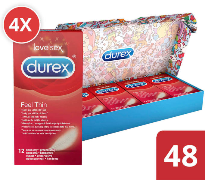 Vásárlás: Durex Feel Thin 48 db Óvszer árak összehasonlítása, FeelThin48db  boltok