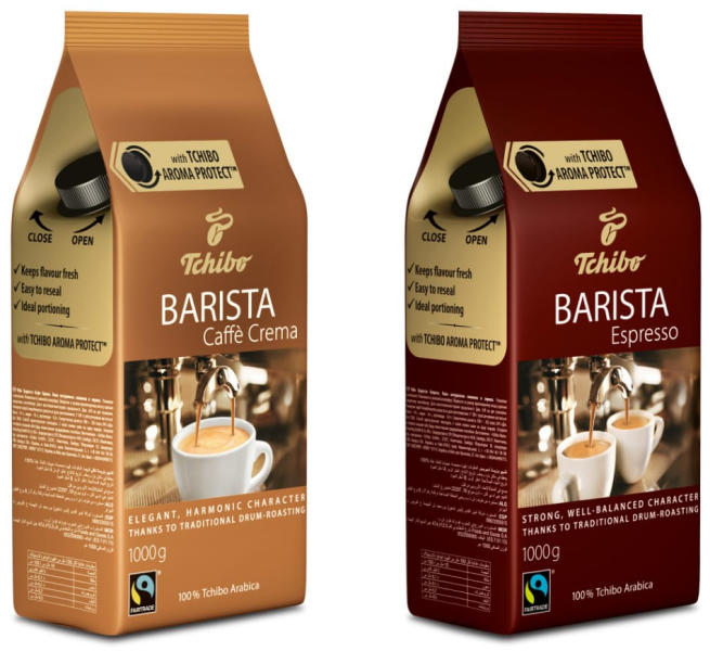 Tchibo PACHET PROMO 2 x Cafea boabe Tchibo Barista, 1 kg (Cafea) - Preturi