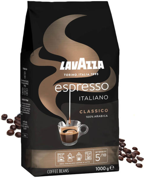 LAVAZZA Espresso Italiano Classico boabe 1 kg (Cafea) - Preturi