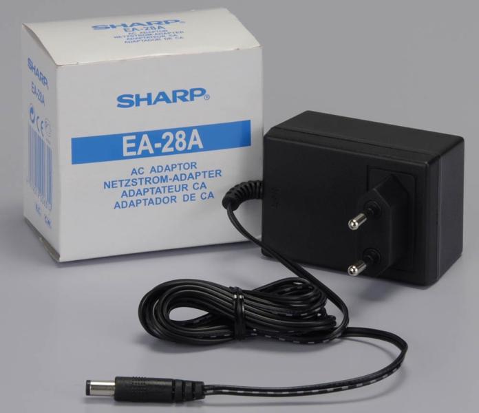 Adaptor priza, pentru calculator cu banda SHARP EL-1750V (SH-MX15W EU) ( Calculator de birou) - Preturi