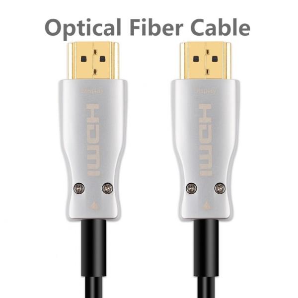 Cablu HDMI Activ Optical (AOC) 4K@60Hz 20m T-T Negru, KPHDM2X20 (KPHDM2X20)  (Cablu video) - Preturi