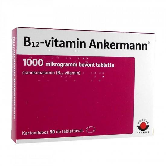 Thuốc B12 Ankermann Worwag - Điều trị thiếu vitamin B12 (50 viên