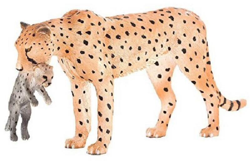 Animal Planet Gepárd figura kölyökkel (MJ387167)