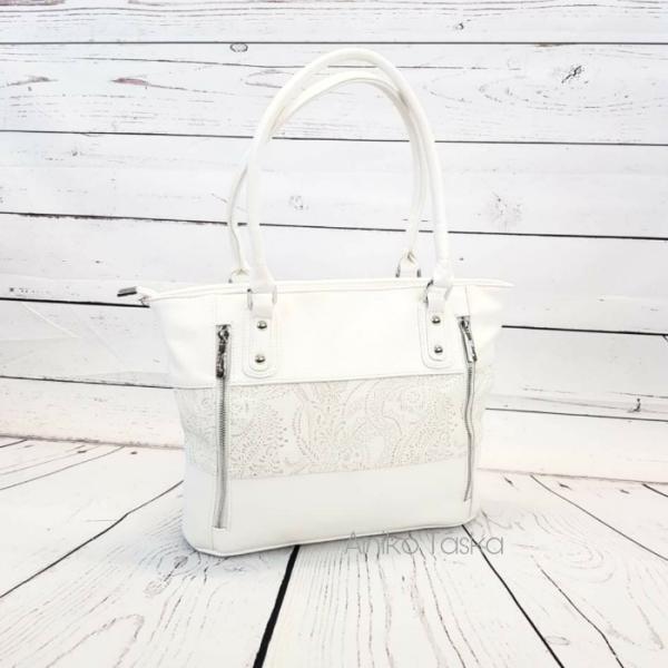 Vásárlás: Új Karen fehér virágos N087 Női táska árak összehasonlítása, Új Karen  fehér virágos N 087 boltok