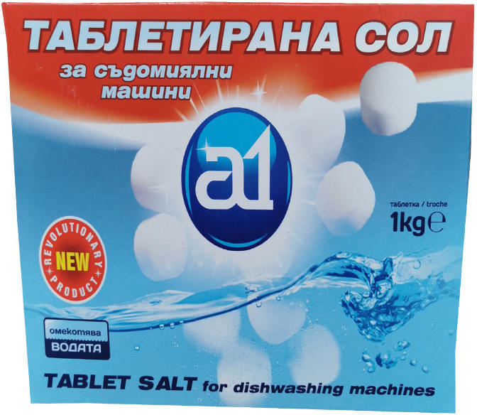 Aromatico А1 сол на таблетки за съдомиялна машина, 1кг Препарати за  съдомиялни, омекотители Цени, оферти и мнения, списък с магазини, евтино  Aromatico А1 сол на таблетки за съдомиялна машина, 1кг
