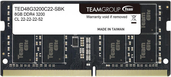 Elite 8GB DDR4 3200MHz TED48G3200C22-S01