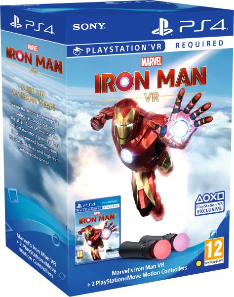 Sony Marvel's Iron Man VR [Move Twin Pack] (PS4) Игри за PlayStation 4  Цени, оферти и мнения, списък с магазини, евтино Sony Marvel's Iron Man VR [Move  Twin Pack] (PS4)