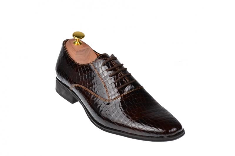 Lucianis style Pantofi barbati eleganti din piele naturala LAC,  CIOCSTEFCROCOVIS (CIOCSTEFCROCOVIS) (Pantof barbati) - Preturi