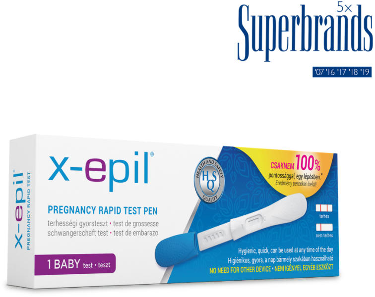 Vásárlás: X-Epil Terhességi gyorsteszt pen 1db - exkluzív (XE9405)  Diagnosztikai teszt árak összehasonlítása, Terhességi gyorsteszt pen 1 db  exkluzív XE 9405 boltok