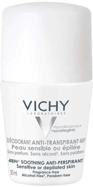 48hr Soothing Anti-Perspirant Sensitive or Depilated Skin roll-on 50 ml