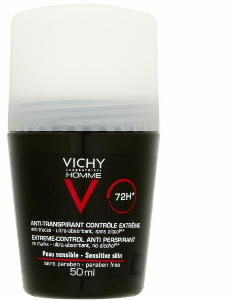 Vichy Homme 72h roll-on 50 ml dezodor vásárlás, olcsó Vichy Homme 72h  roll-on 50 ml izzadásgátló árak, akciók