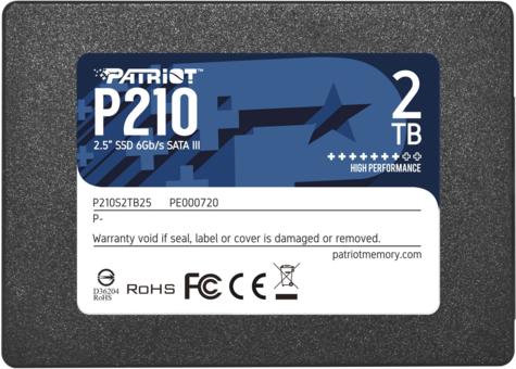 Vásárlás: Patriot P210 2.5 2TB SATA3 (P210S2TB25) Belső SSD meghajtó árak  összehasonlítása, P 210 2 5 2 TB SATA 3 P 210 S 2 TB 25 boltok