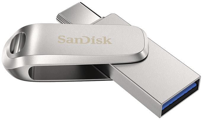 SanDisk Dual Drive Luxe 128GB USB 3.0 SDDDC4-128G-G46/186464 (Memory stick)  - Preturi