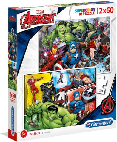 SuperColor - Marvel - Bosszúállók 2x60 db-os (21605)