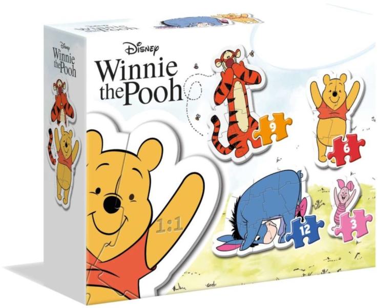 Disney - Micimackó és barátai 4 az 1-ben forma puzzle (20820)
