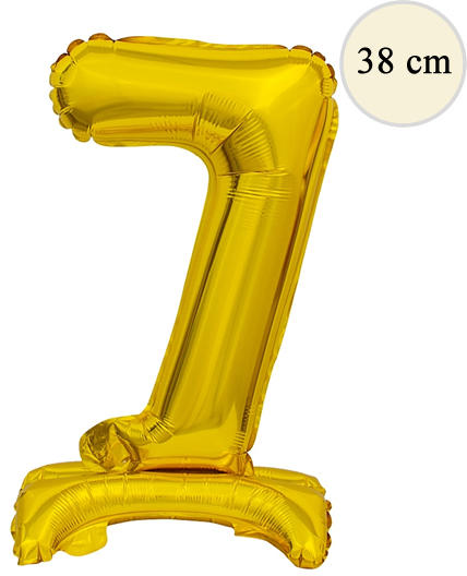 Fólia lufi, 7, talpas, arany, 38 cm