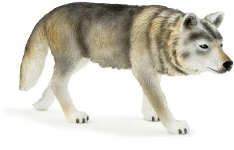 Animal Planet Kanadai erdei farkas vadászó figura (MJ387026)