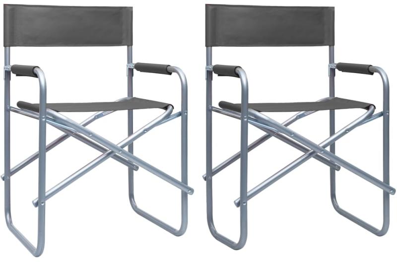 Vásárlás: vidaXL Acél rendezői szék 2db (47917/47918/47919/47920) Kerti szék  árak összehasonlítása, Acél rendezői szék 2 db 47917 47918 47919 47920  boltok