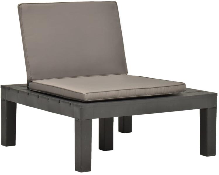 Vásárlás: vidaXL Műanyag kerti pihenőszék párnával (48825/48826) Kerti szék  árak összehasonlítása, Műanyag kerti pihenőszék párnával 48825 48826 boltok