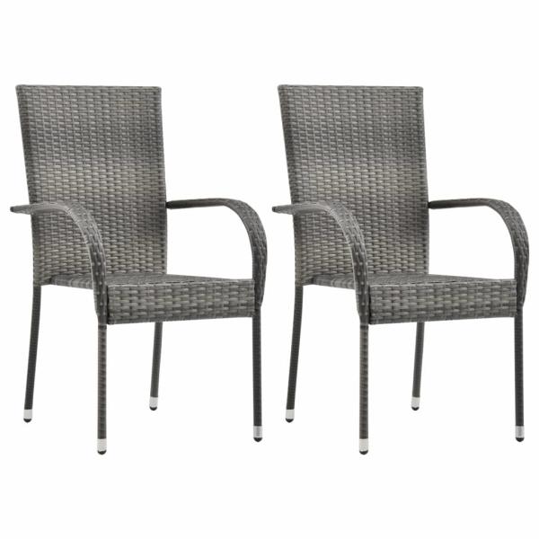 Vásárlás: vidaXL Rakásolható polyrattan kültéri szék (46464) Kerti szék  árak összehasonlítása, Rakásolható polyrattan kültéri szék 46464 boltok