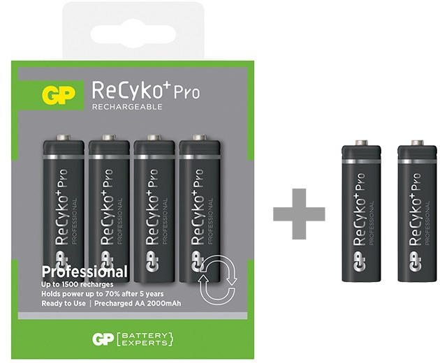 Vásárlás: GP Batteries GP ReCyko+ PRO 2000mAh AA akkumulátor 6db-os  csomagban Tölthető elem árak összehasonlítása, GP ReCyko PRO 2000 mAh AA  akkumulátor 6 db os csomagban boltok