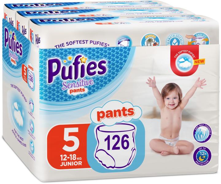 Vásárlás: pufies Pants Sensitive Junior Bugyipelenka, 5-ös méret, 12-18 kg,  126 darab Pelenka árak összehasonlítása, Pants Sensitive Junior  Bugyipelenka 5 ös méret 12 18 kg 126 darab boltok
