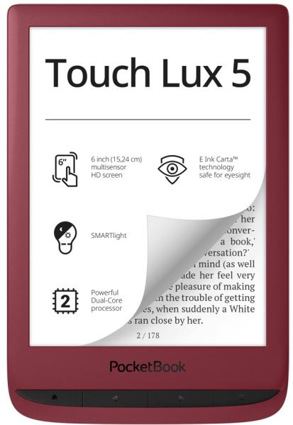 Vásárlás: PocketBook Touch Lux 5 (PB628) E-book olvasó árak  összehasonlítása, Touch Lux 5 PB 628 boltok