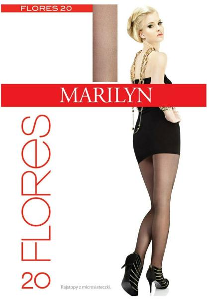 Marilyn Dresuri subtiri pentru dama - Mailyn Flores 20 DEN - nude, safari  (M FLOR20) (Ciorapi) - Preturi