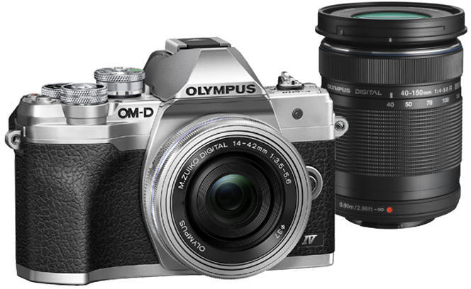 OM-D E-M10 IV + EZ-M 14-42mm EZ + 40-150mm R Silver (V207132SE010)