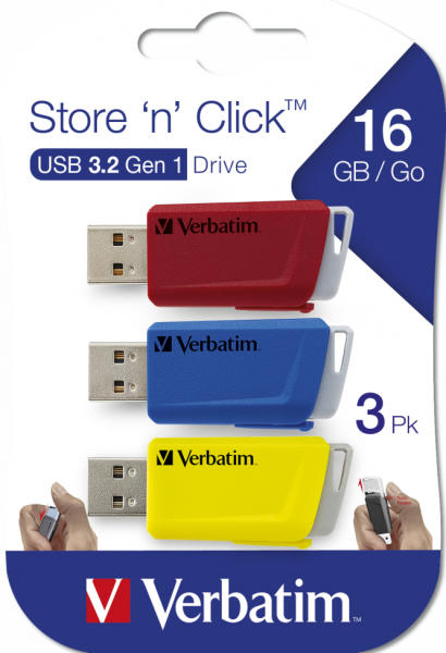 Verbatim Store'n Click 16GB USB 3.0 49306/UV16SC3 pendrive vásárlás, olcsó  Verbatim Store'n Click 16GB USB 3.0 49306/UV16SC3 pendrive árak, akciók