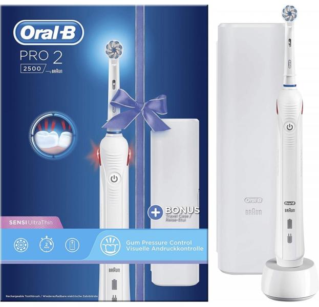 Oral-B PRO 2 2500 Sensi Ultrathin elektromos fogkefe vásárlás, olcsó Oral-B  PRO 2 2500 Sensi Ultrathin elektromos fogkefe árak, akciók
